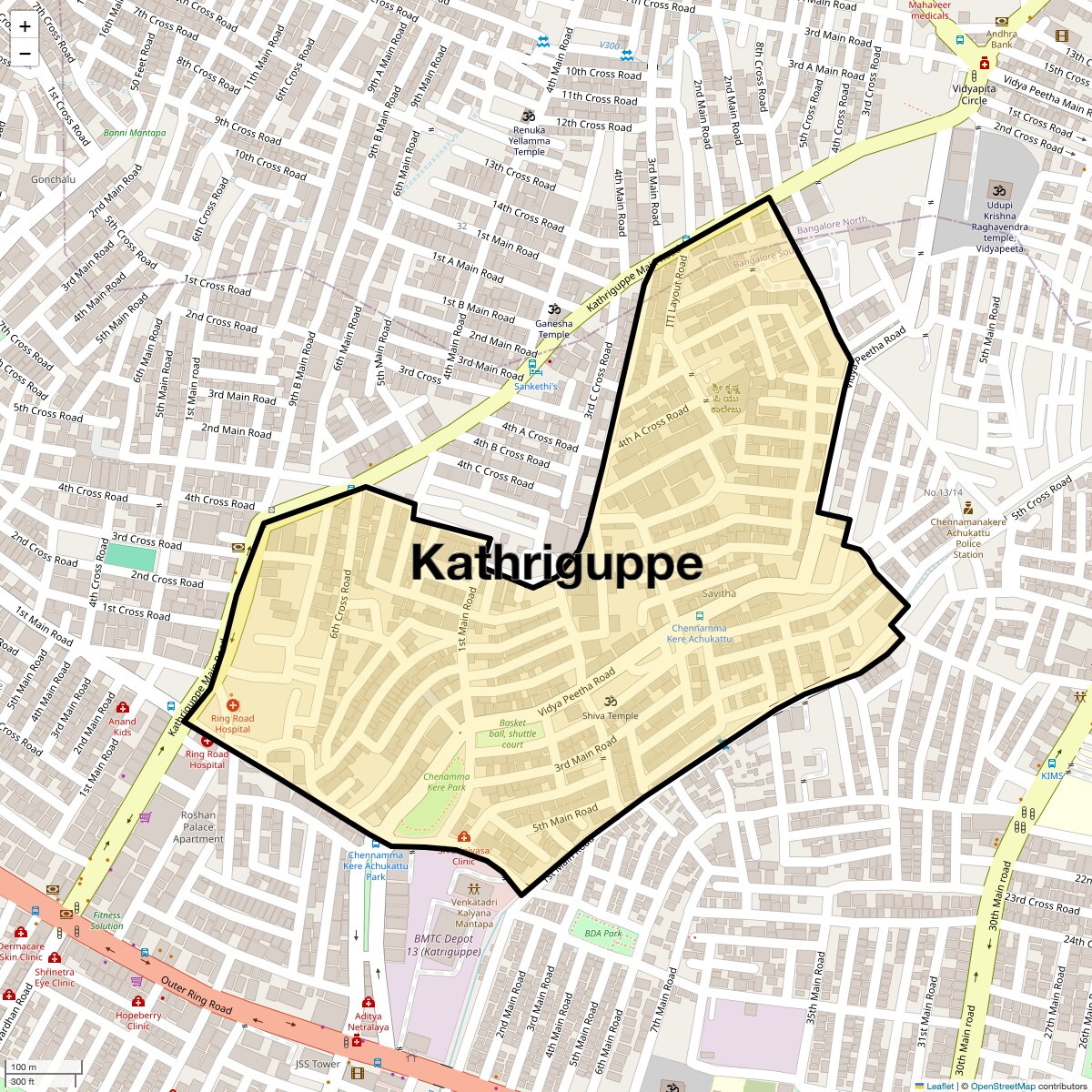 Check Time Travel of Kathriguppe, Bangalore