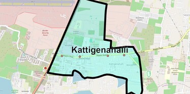 Location Map of Kattigenahalli, Bangalore