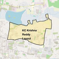 KC Krishna Reddy Layout Map