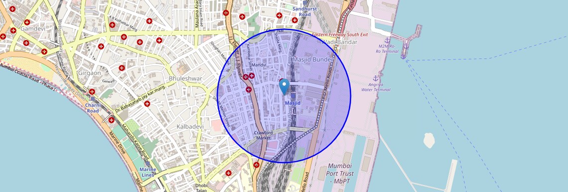 Location Map of Kempapura, Bangalore