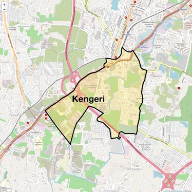 Location Map of Kengeri, Bangalore