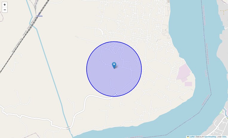 Location Map of Keoratala