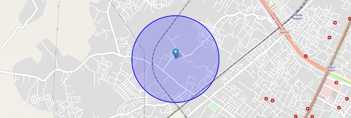 Location Map of Kesari Khera, Lucknow