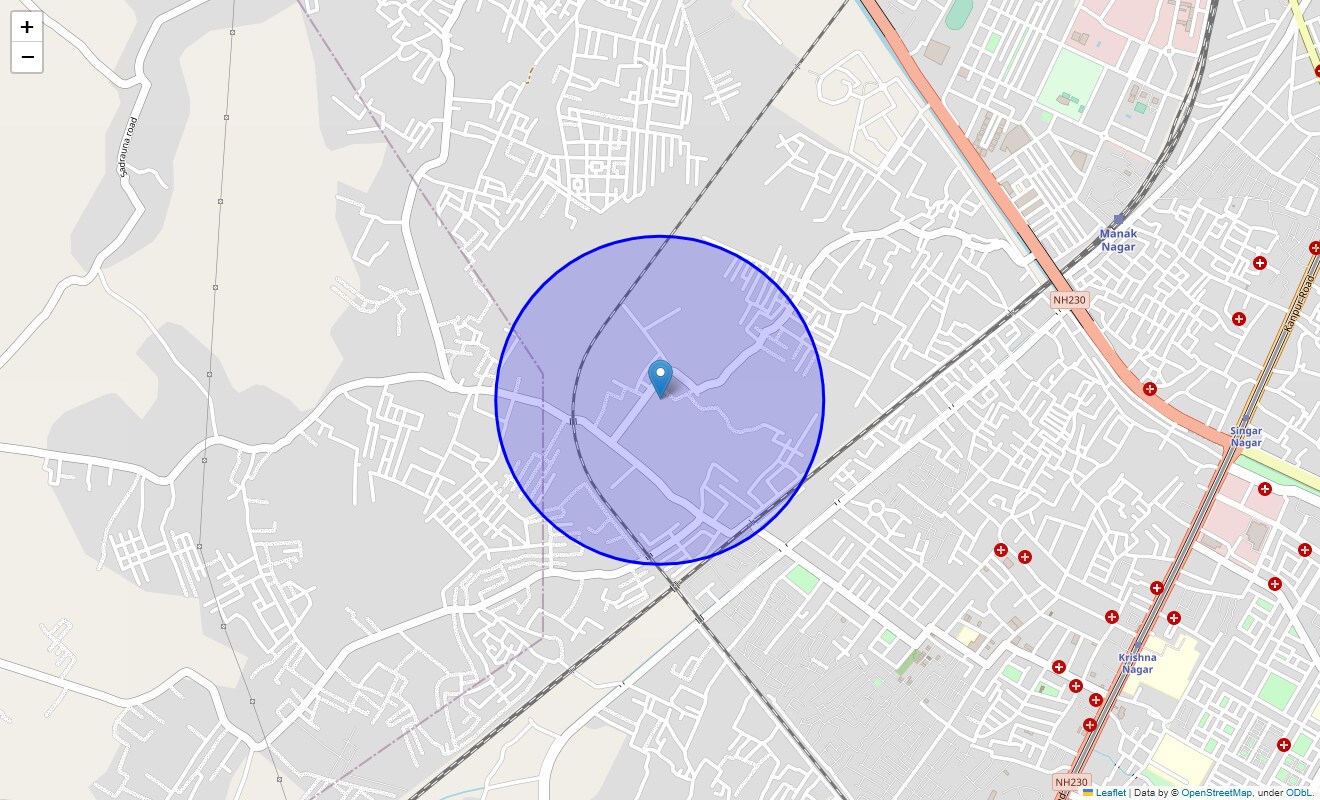 Location Map of Kesari Khera, Lucknow