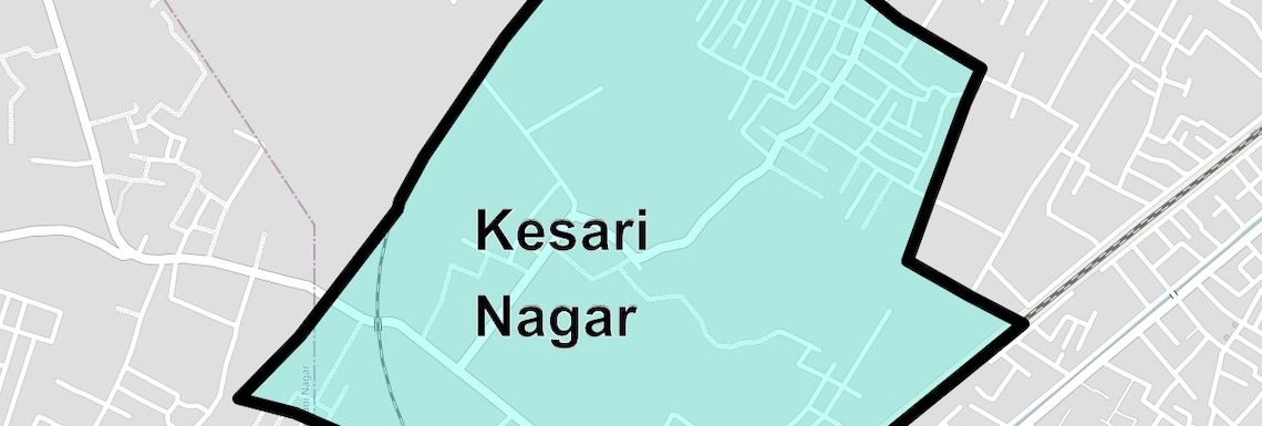 Location Map of Kesari Nagar, Lucknow