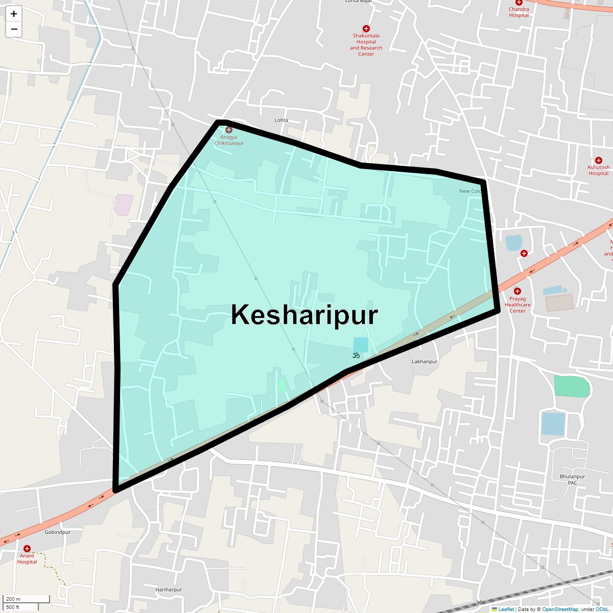 Kesharipur Map