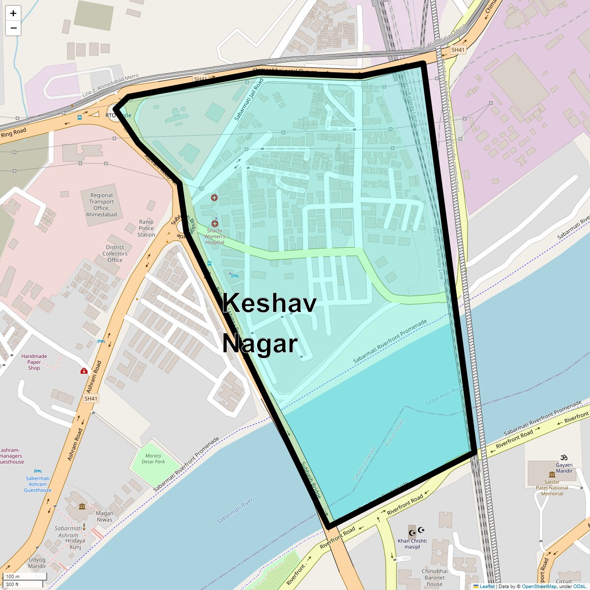 Keshav Nagar Map