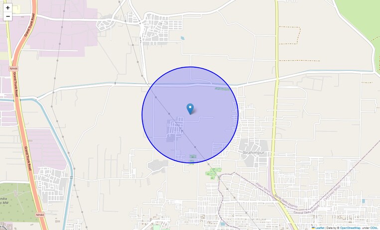 Location Map of Keshav Nagar