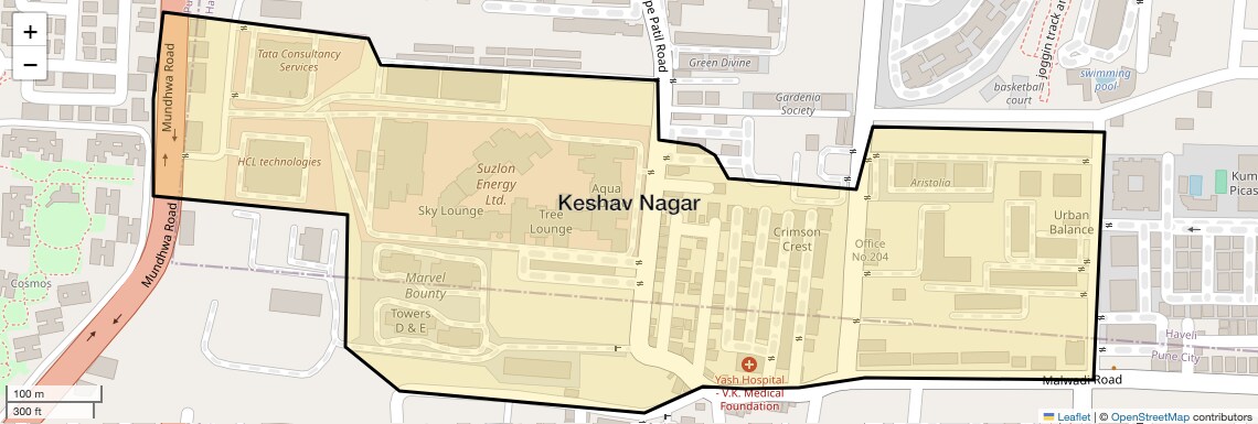 Check Time Travel of Keshav Nagar, Pune