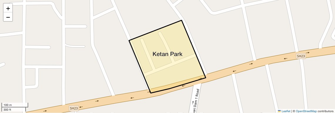 Location Map of Ketan Park, Rajkot