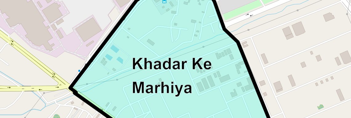 Location Map of Khadar Ke Marhiya, Greater Noida