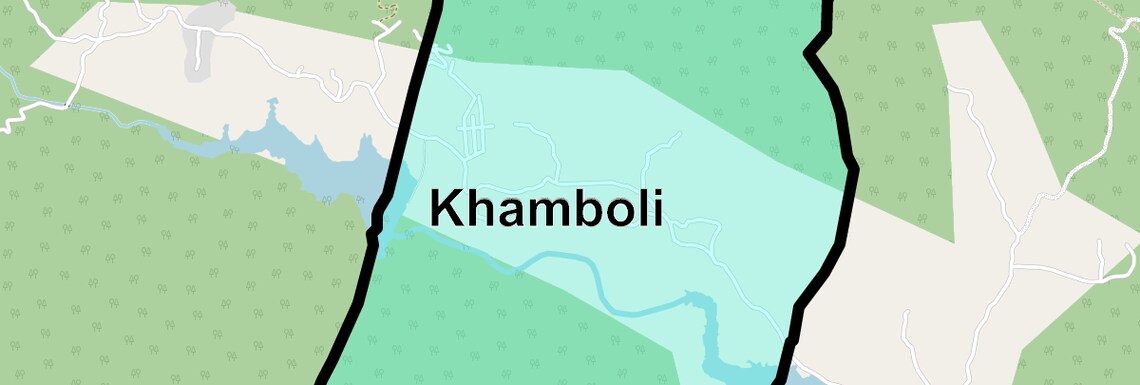 Location Map of Khamboli, Pune