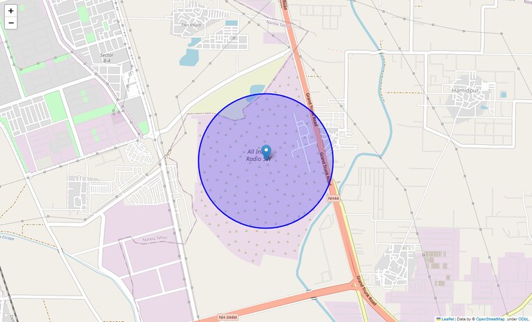 Location Map of Khampur