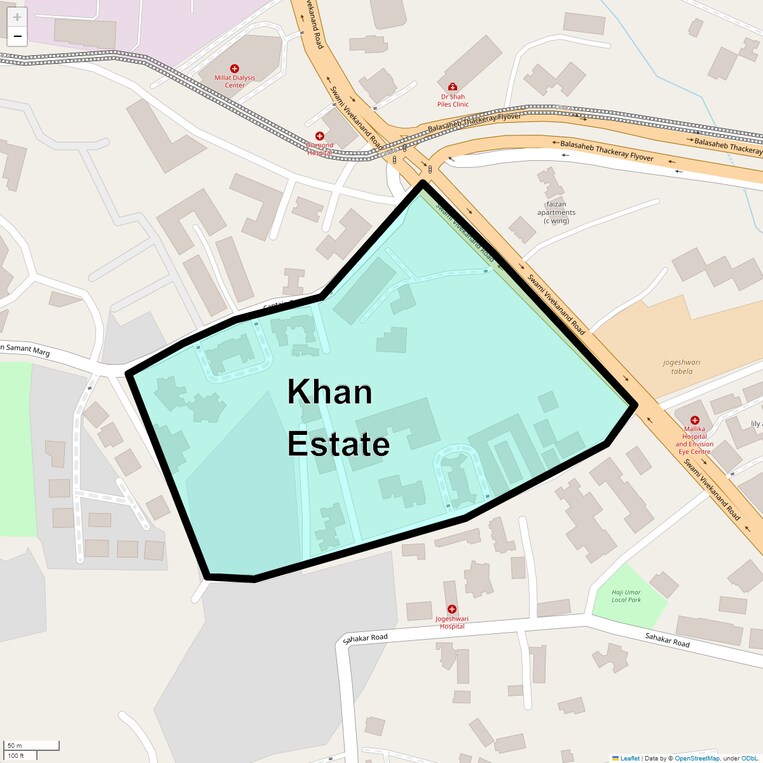 Location Map of Khan Estate