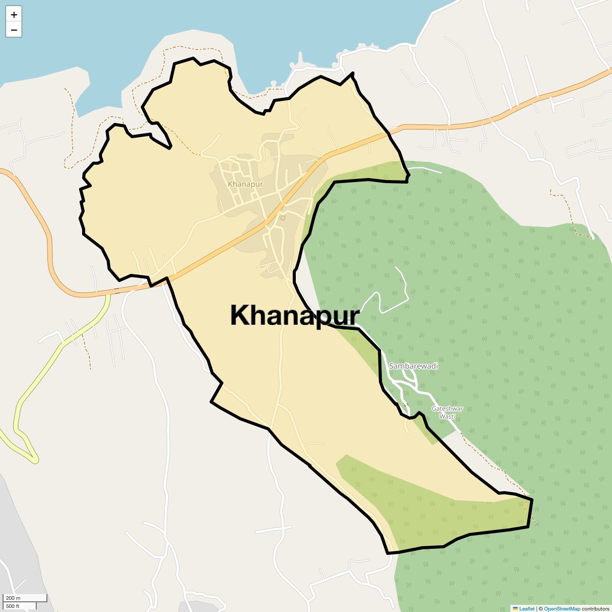 Khanapur Map