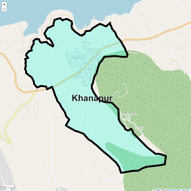 Location Map of Khanapur