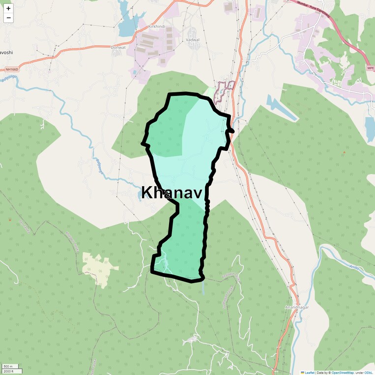 Location Map of Khanav