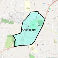 Khandagiri Map