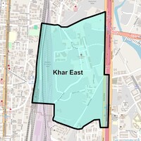 Khar East Map