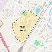 Khar Kopar Map