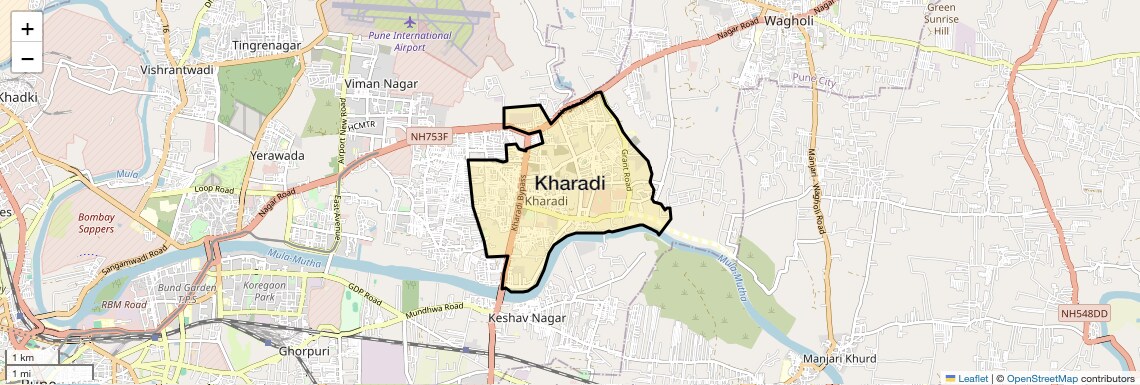 Kharadi Map