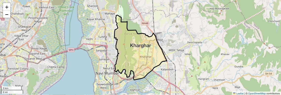 Kharghar Map