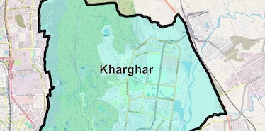 Location Map of Kharghar, Navi Mumbai