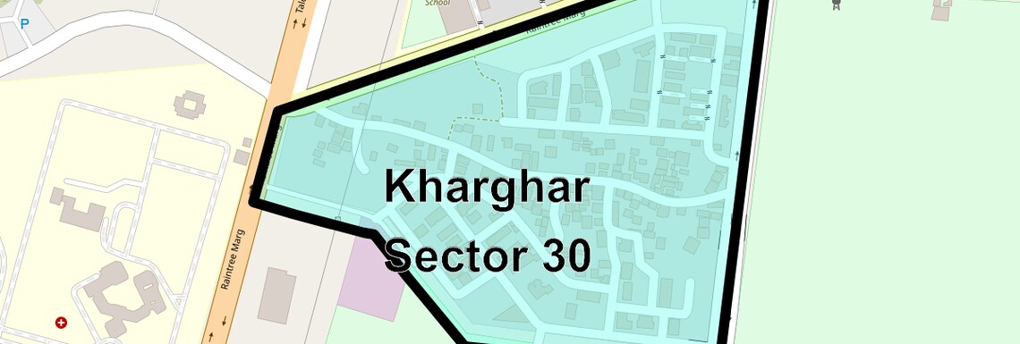 Location Map of Kharghar Sector 30, Navi Mumbai