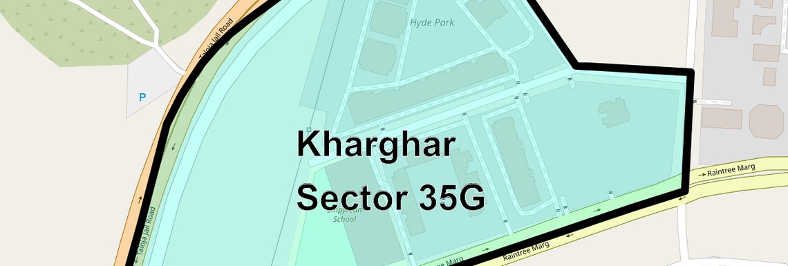 Location Map of Kharghar Sector 35G, Navi Mumbai