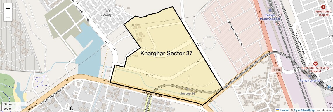 Kharghar Sector 37 Map