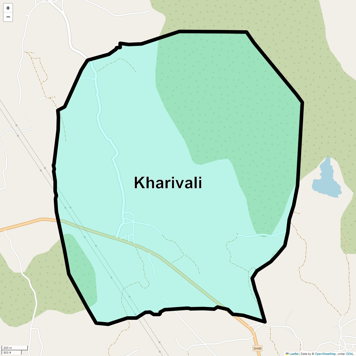 Kharivali Map