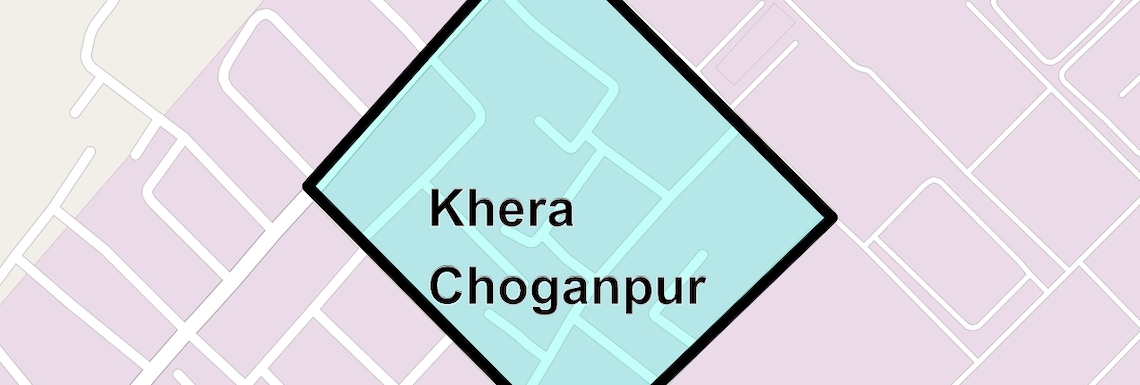 Location Map of Khera Choganpur, Greater Noida