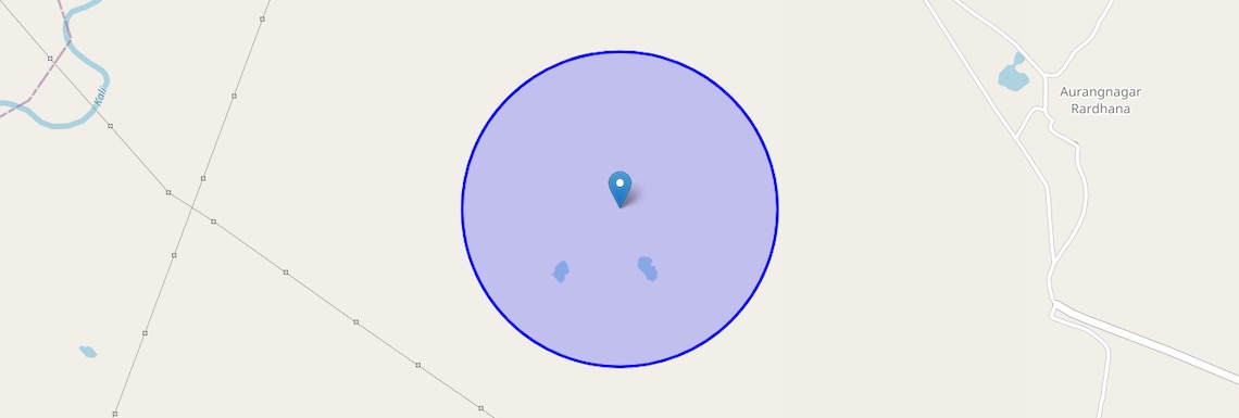 Location Map of Khera, Meerut