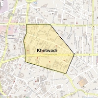 Khetwadi Map