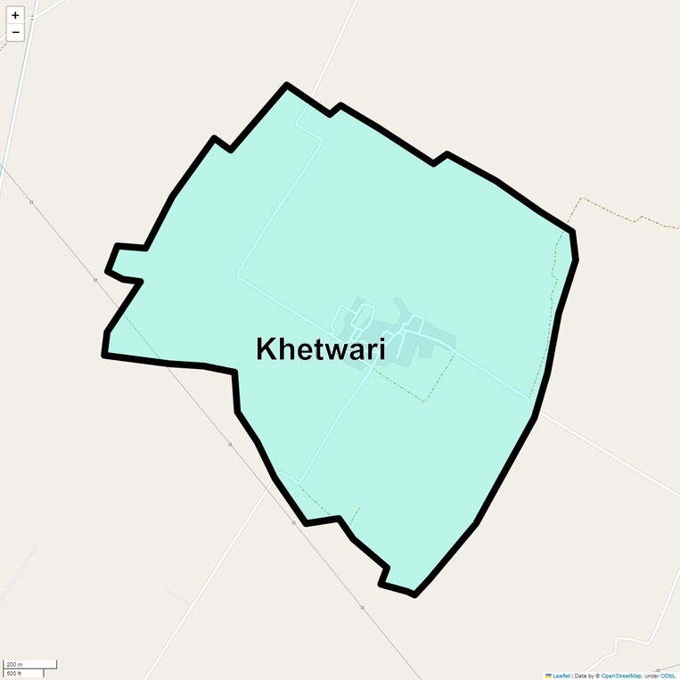 Location Map of Khetwari
