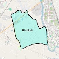 Khidkali Map