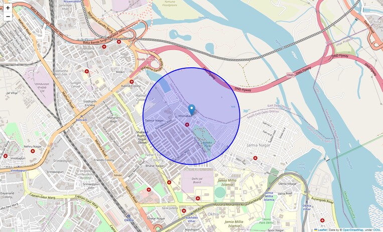 Location Map of Khizrabad