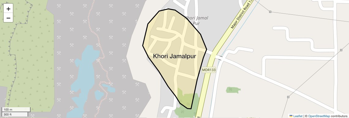 Location Map of Khori Jamalpur, Faridabad