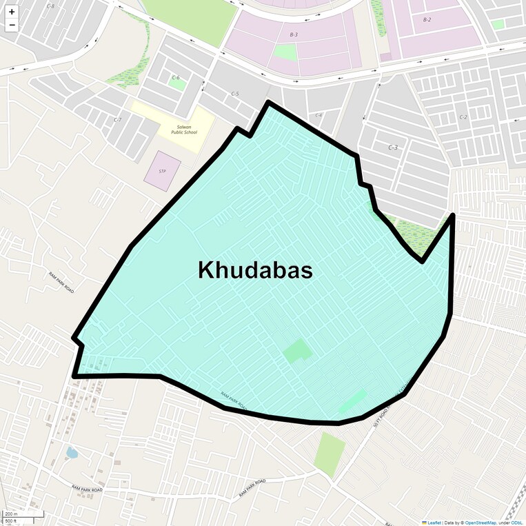 Location Map of Khudabas