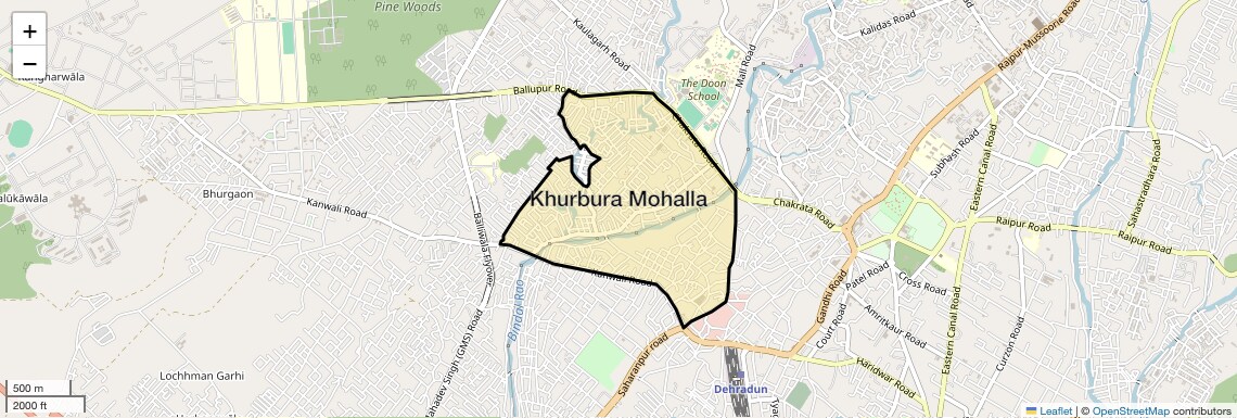 Khurbura Mohalla,Dehradun
