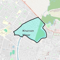 Khurram Nagar Map