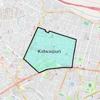 Kidwaipuri Map