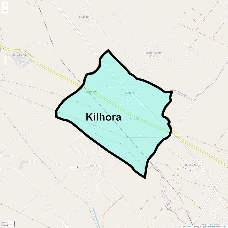 Location Map of Kilhora