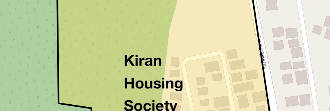 Location Map of Kiran Housing Society, Pune