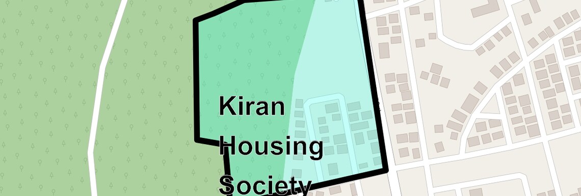 Location Map of Kiran Housing Society, Pune