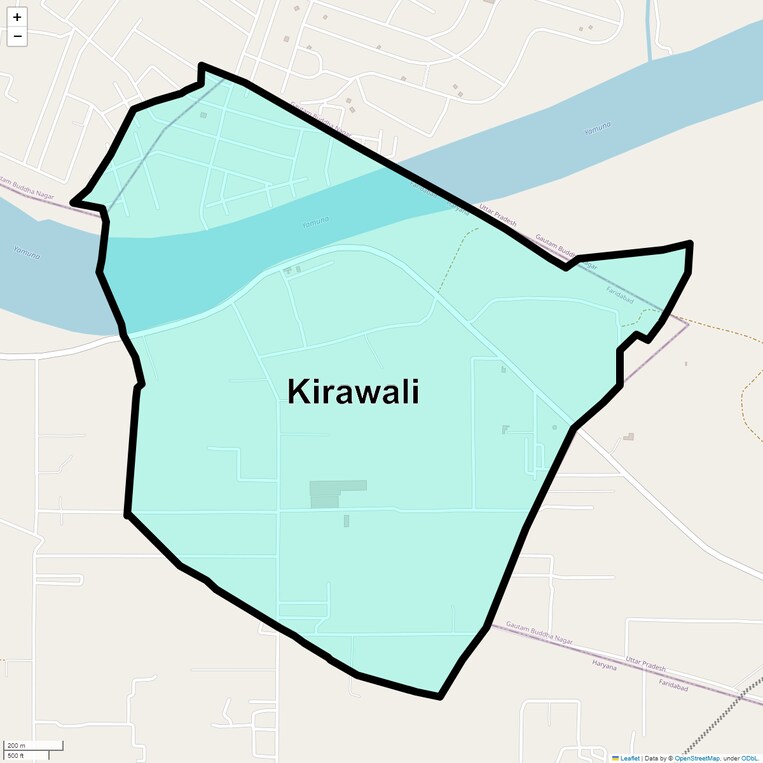 Location Map of Kirawali