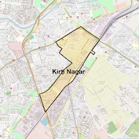 Kirti Nagar Map