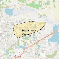 Kithaganur Colony Map