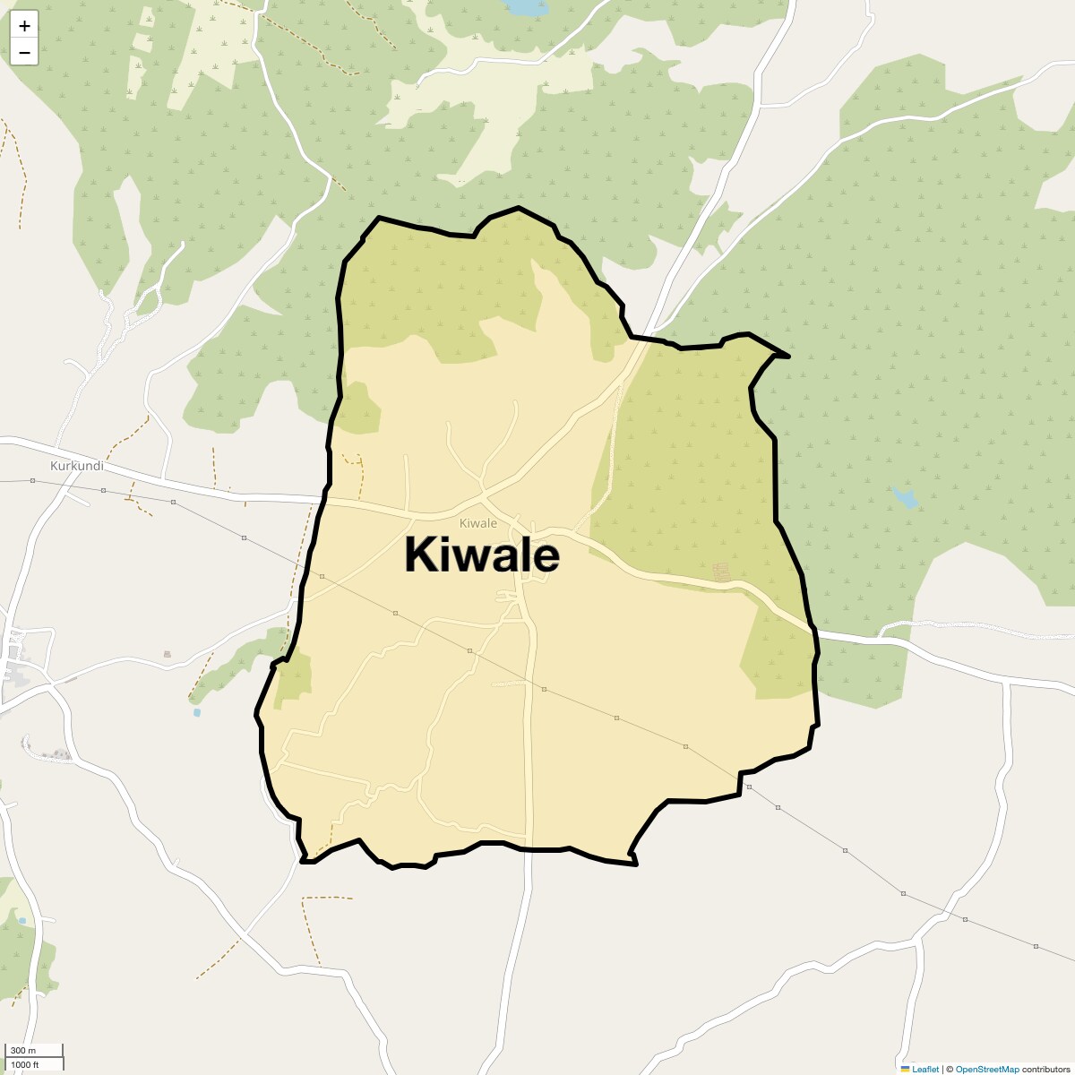 Location Map of Kiwale, Pune