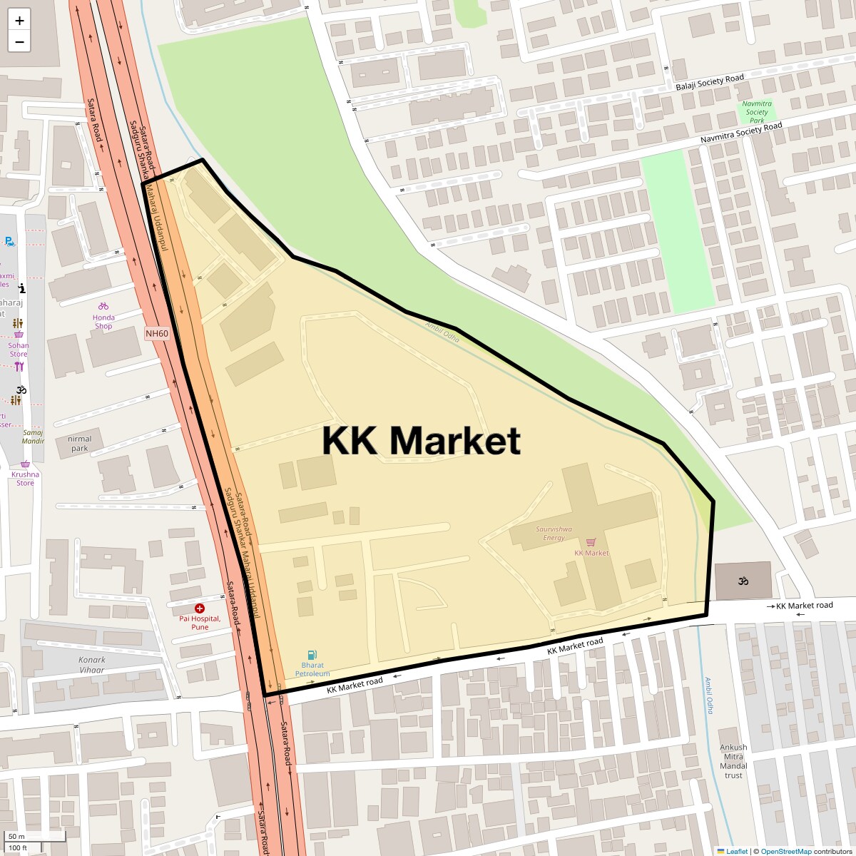 Check Time Travel of Kk Market, Pune